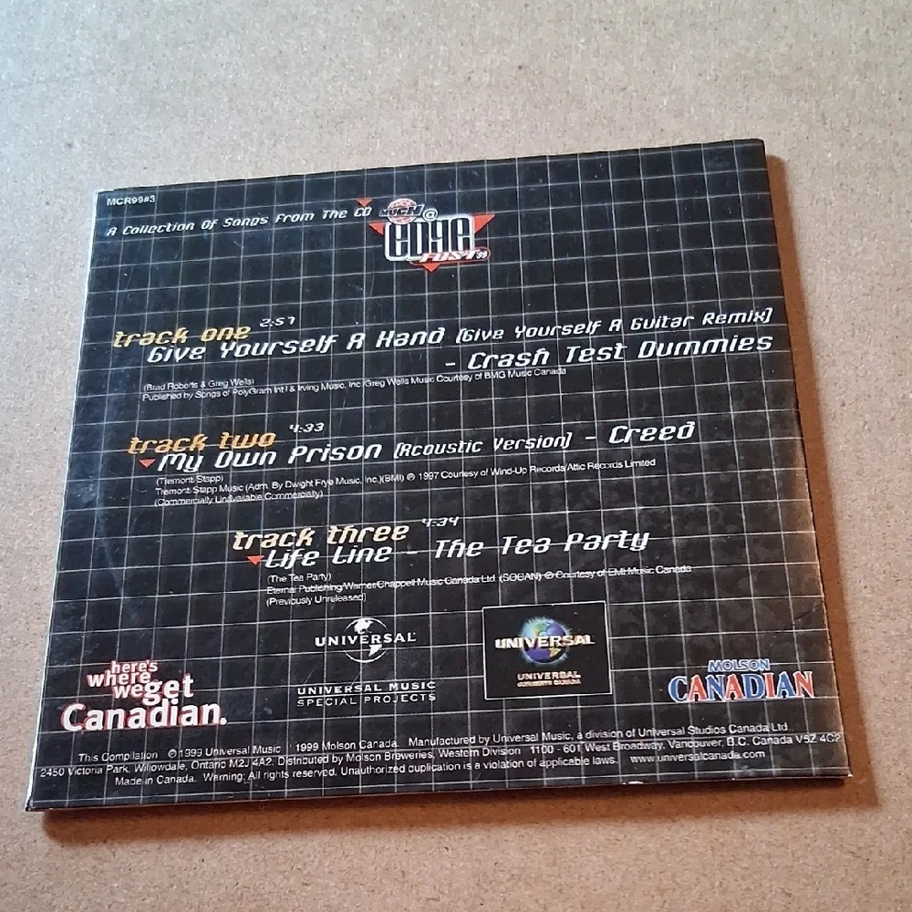 Molson Canadian Rocks CD Sampler - Picture 5 of 7